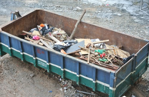 Professionals conducting flat clearance in Forest Gate